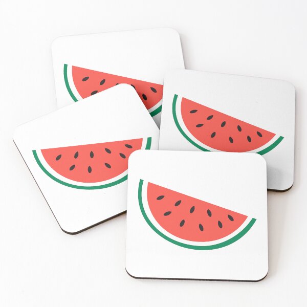 Item preview, Red Watermelon Fruit Slice Illustration designed and sold by AtonuHaque.