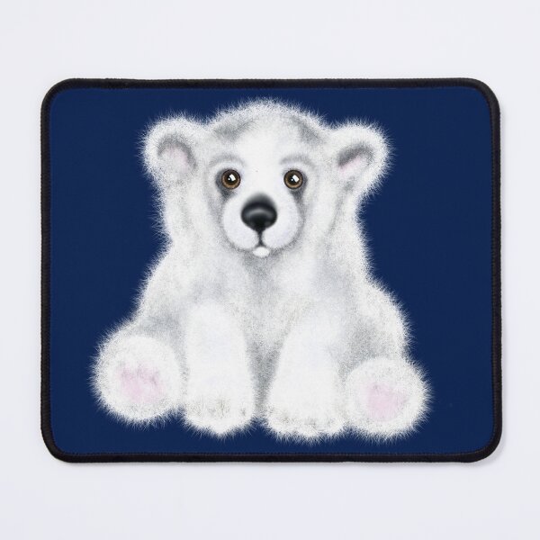 Item preview, Baby Polar Bear, white stuffed bear, white bear cub designed and sold by hollycooper.