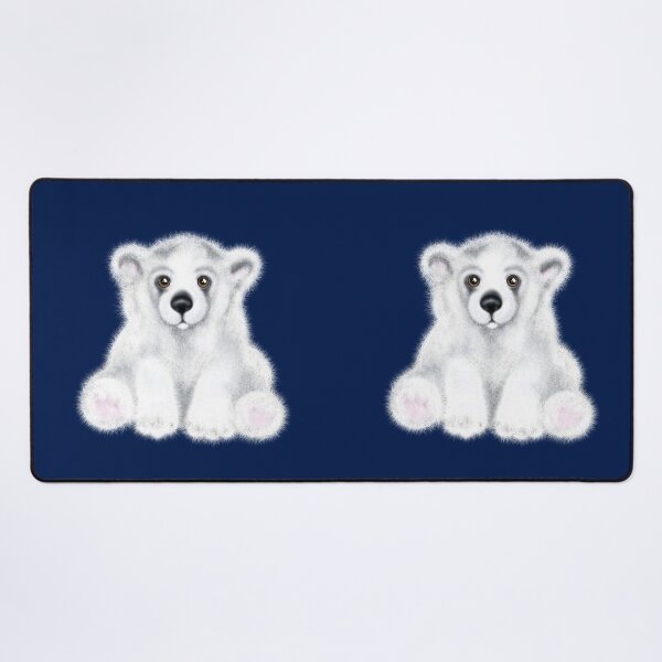 Item preview, Baby Polar Bear, white stuffed bear, white bear cub designed and sold by hollycooper.