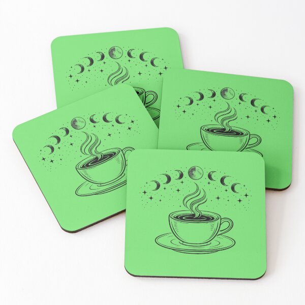 Item preview, Copy of Coffee and Astrology Retro Moon Phase Caffeine designed and sold by Supergrafix07.