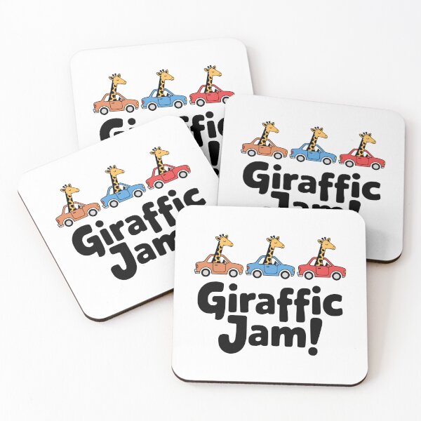 Item preview, Giraffic Jam! Cute Giraffe Pun designed and sold by PMCreative.
