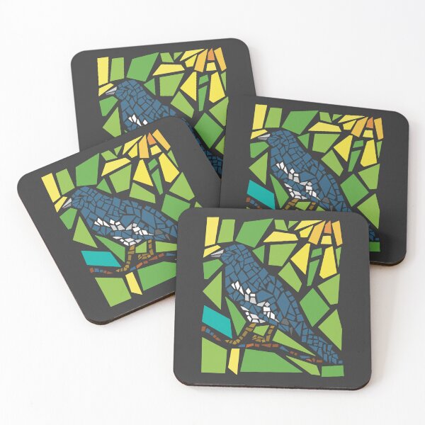 Item preview, Oriental Magpie-robin Mosaic Style - Colorful Edition designed and sold by favorraymosaic.