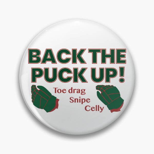 Item preview, Back the Puck Up! In Minnesota Wild colors designed and sold by Hattrixz.