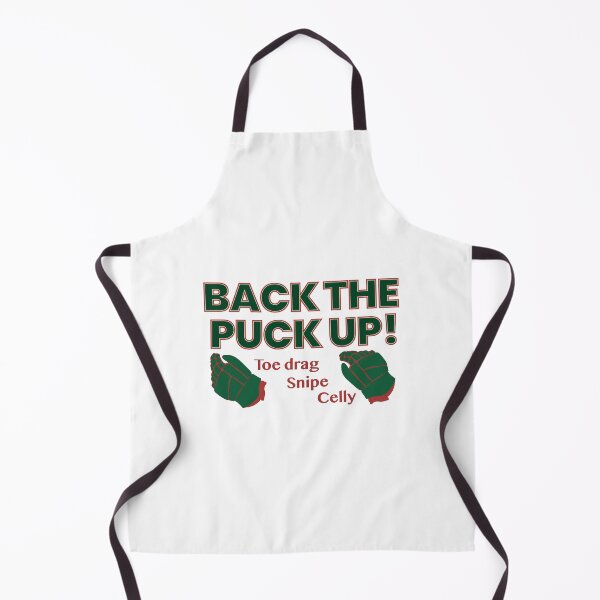 Item preview, Back the Puck Up! In Minnesota Wild colors designed and sold by Hattrixz.