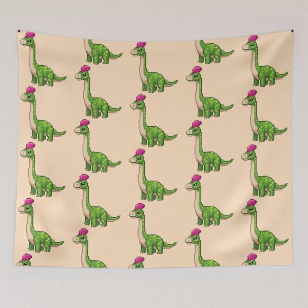 Item preview, Pixel Art Cute Green Dinosaur designed and sold by Potato Quality Prints.