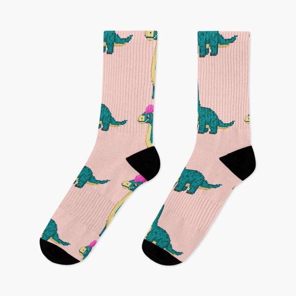Item preview, Pixel Art Cute Blue Dinosaur designed and sold by Potato Quality Prints.