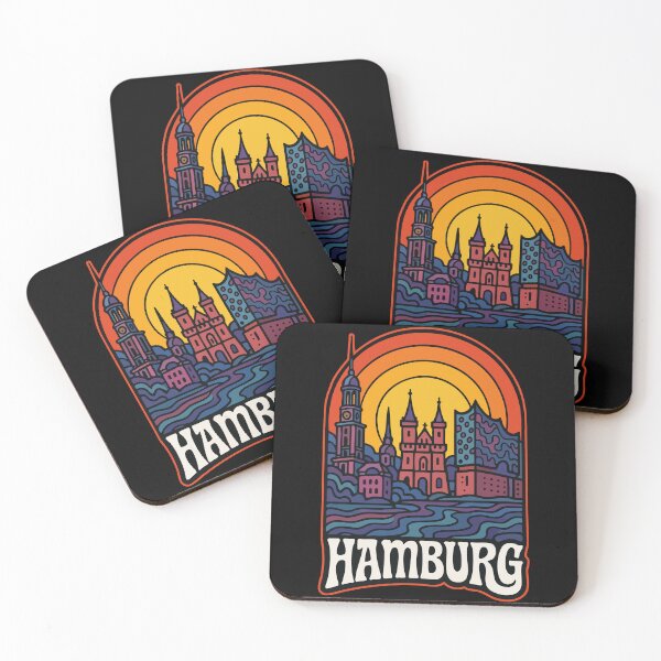 Item preview, Hamburg Germany Trippy Art Travel designed and sold by TomFrontierArt.