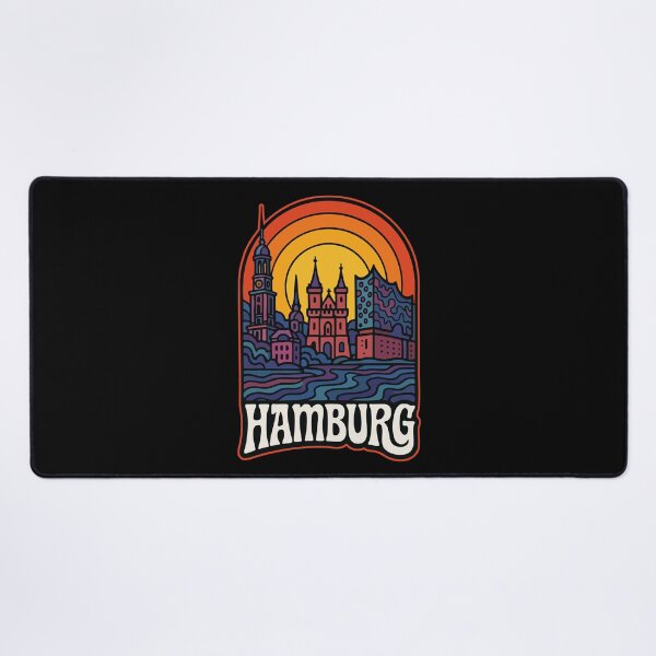 Item preview, Hamburg Germany Trippy Art Travel designed and sold by TomFrontierArt.