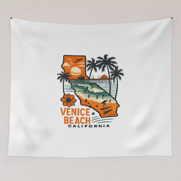 Item preview, Retro Venice Beach Sunset designed and sold by ryanapples2.