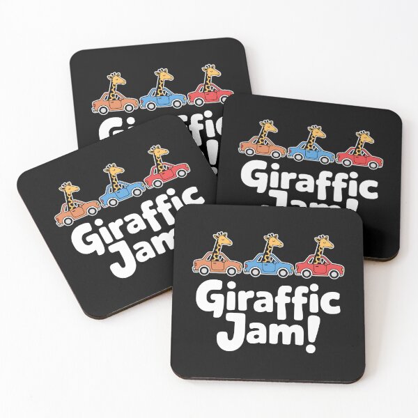 Item preview, Giraffic Jam! Cute Giraffe Puns designed and sold by PMCreative.