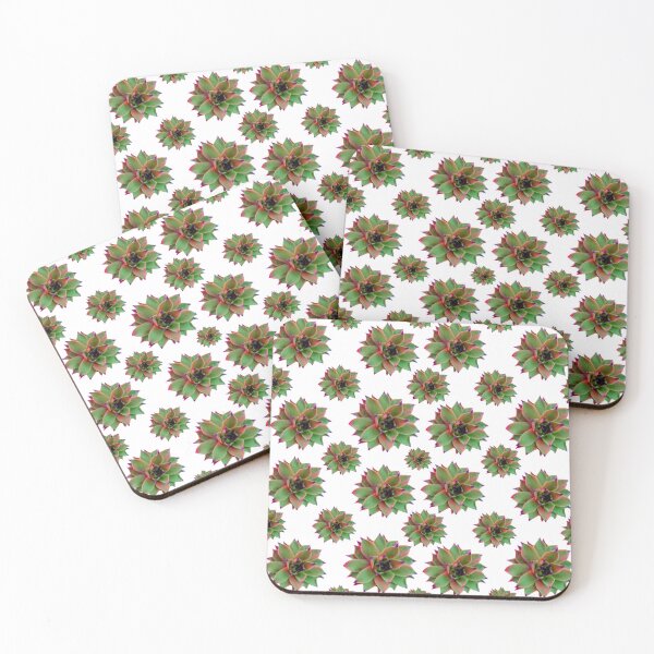 Item preview, Pink Purple Green succulent pattern, cactus, cacti   designed and sold by hollycooper.