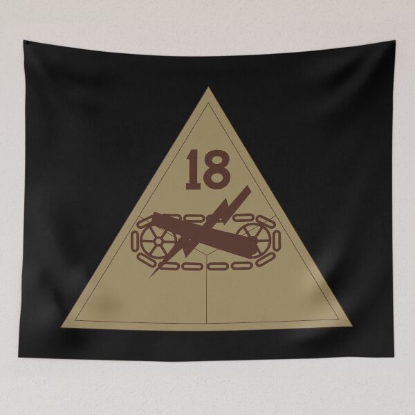 Item preview, Army - SSI - 18th Armored Division - Subdued Desert X 300 designed and sold by Military Insignia Products.