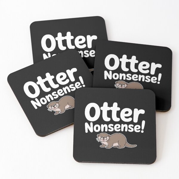 Item preview, Otter Nonsense! Cute Otter Puns designed and sold by PMCreative.