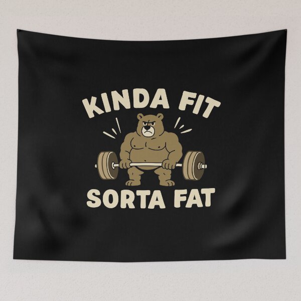 Item preview, Kinda Fit Sorta Fat designed and sold by NQArtist.