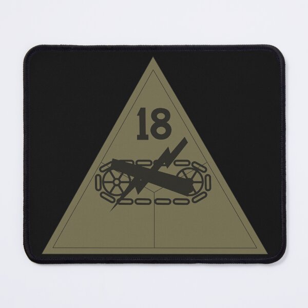 Item preview, Army - SSI - 18th Armored Division - Subdued X 300 designed and sold by Military Insignia Products.