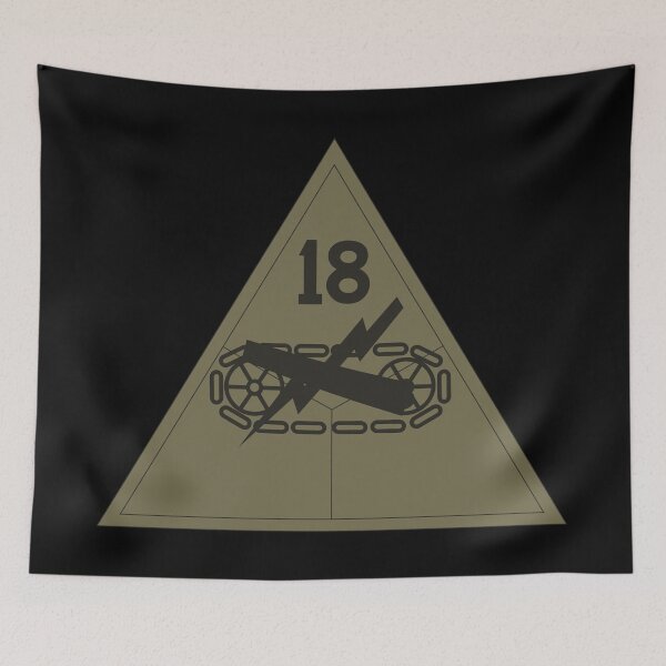 Item preview, Army - SSI - 18th Armored Division - Subdued X 300 designed and sold by Military Insignia Products.