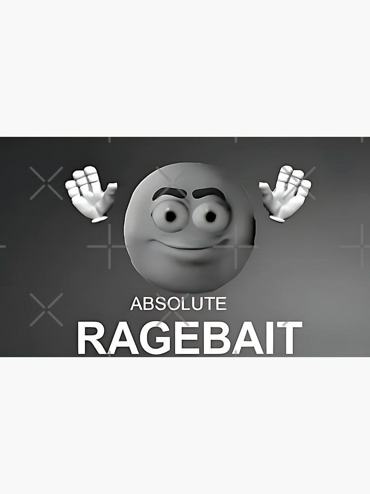 Absolute Ragebait" Sticker for Sale by Primotees | Redbubble