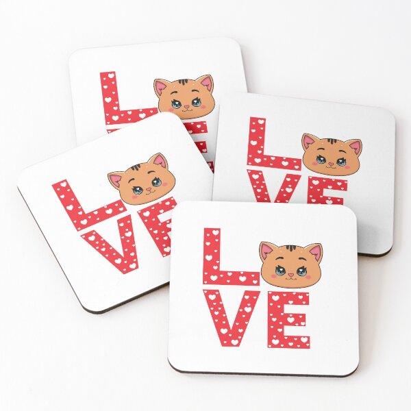 Item preview, Cute kitten Love Valentine - Cat Love designed and sold by Marshallamoakohene.