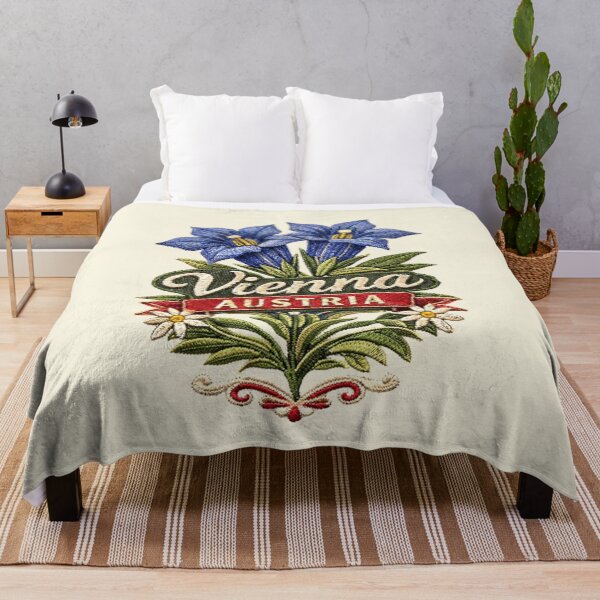 Item preview, Vienna’s Charm – Enzian Austria Embroidered Style Design designed and sold by mycreastyle.