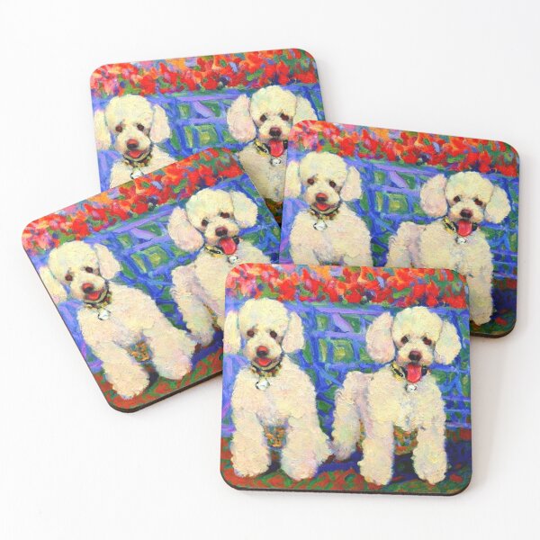 Item preview, Pet Poodles Impressionist Art for Pet-Obsessed Homebodies designed and sold by WildStroke.
