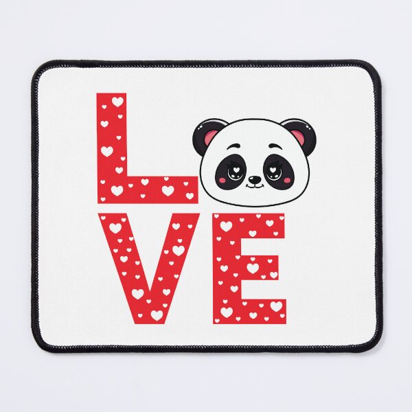 Item preview, Cute Panda Love Valentine designed and sold by MarshallStickerX.