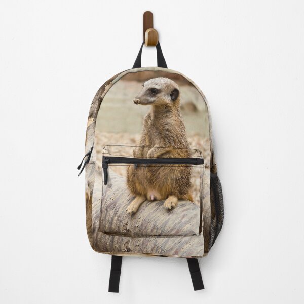 Item preview, Meerkat sitting on a log designed and sold by Stephen Jarman.