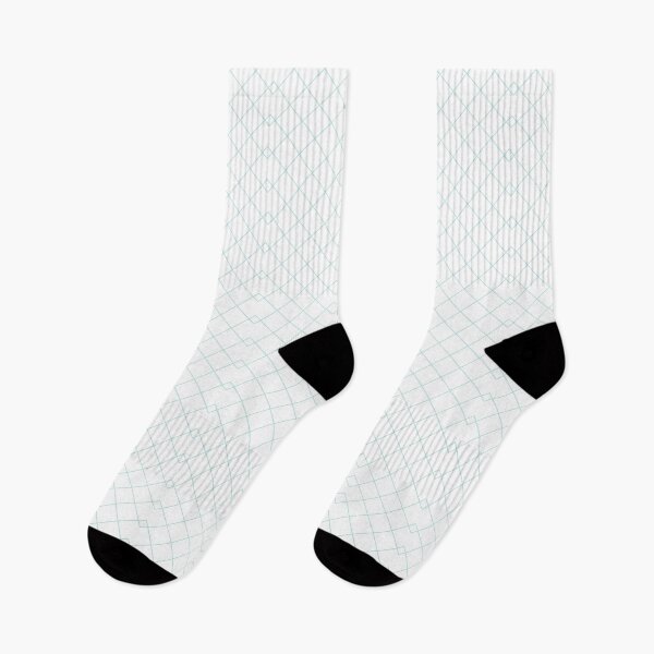 Item preview, Repeating mint green or turquoise diagonal grid pattern on a white  designed and sold by Giree07.