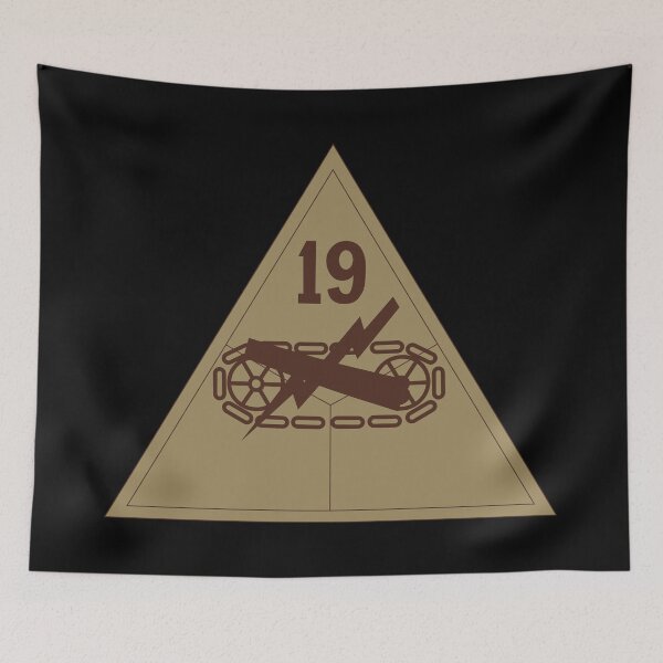 Item preview, Army - SSI - 19th Armored Division - Subdued Desert X 300 designed and sold by Military Insignia Products.