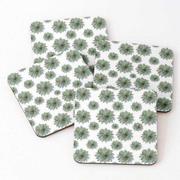 Item preview, Green succulent pattern, cactus, cacti   designed and sold by hollycooper.