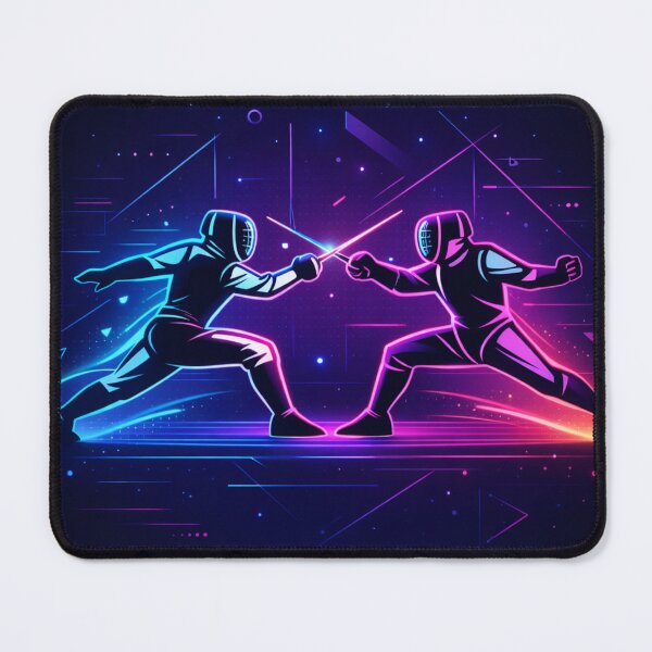Item preview, Neon Duel – Cyber Arena designed and sold by ChillCharmStudio.