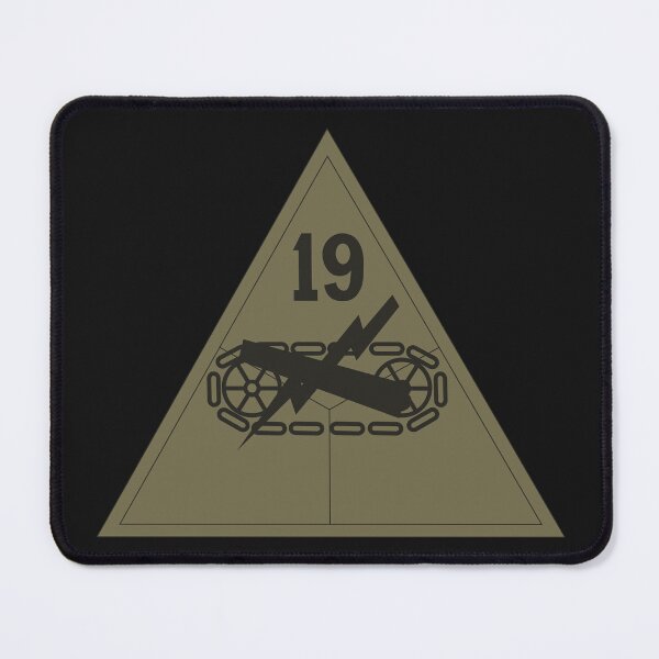 Item preview, Army - SSI - 19th Armored Division - Subdued X 300 designed and sold by Military Insignia Products.