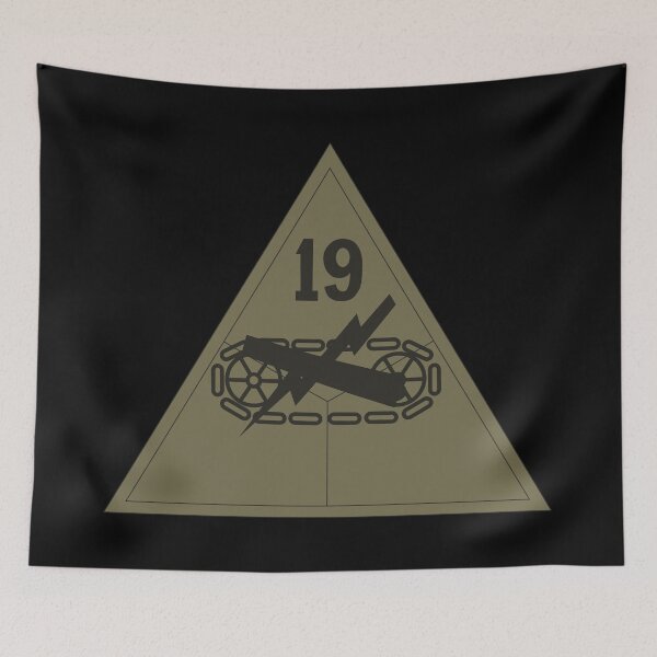 Item preview, Army - SSI - 19th Armored Division - Subdued X 300 designed and sold by Military Insignia Products.