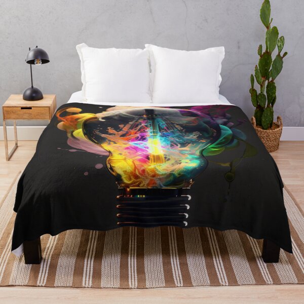 Item preview, Abstract Idea Lightbulb Art designed and sold by AetherVibes.