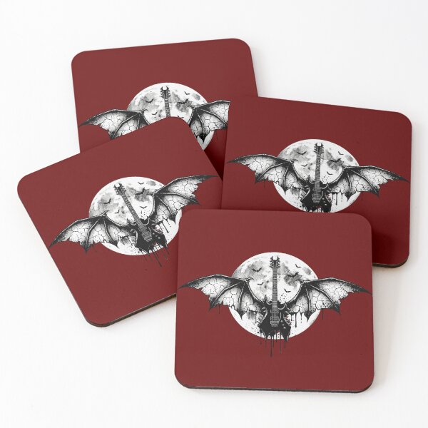Item preview, Gothic Rock Guitar – Horror Punk Bat Motif designed and sold by drizzd.