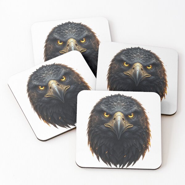 Item preview, Fierce Bald Eagle – Dark Fantasy Wildlife Art designed and sold by NeoTeeFusion.