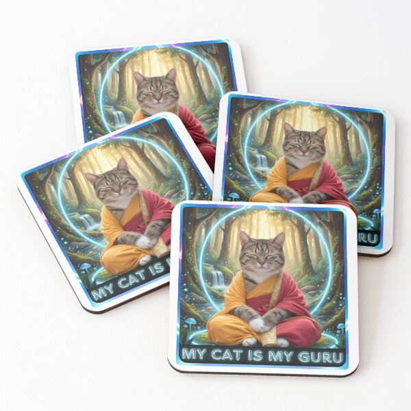 Item preview, My cat is my guru designed and sold by CristiCreations.