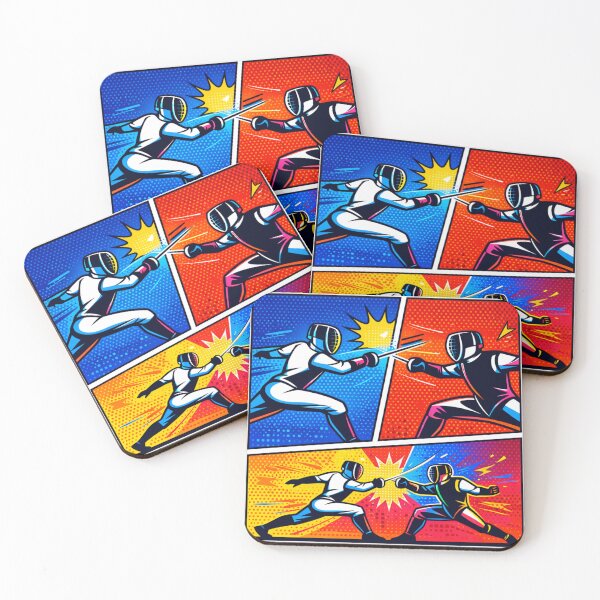 Item preview, Pop Art Clash – Fencing Panels designed and sold by ChillCharmStudio.