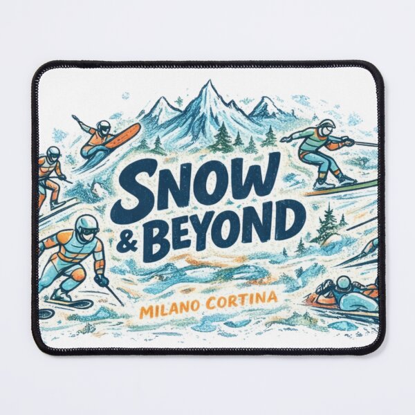Item preview, Snow & Beyond – Alpine Winter Sports Illustration designed and sold by doorzz.