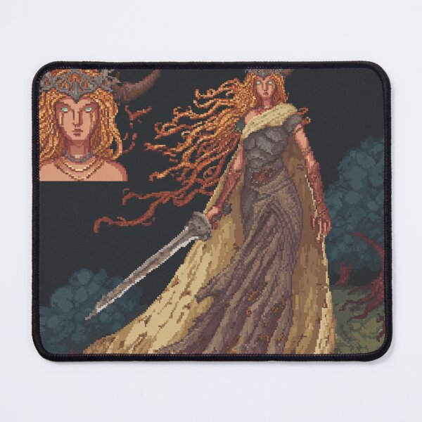 Item preview, Elden Ring Queen – Pixel Art Fantasy Monarch Print designed and sold by Pixel8Prints.