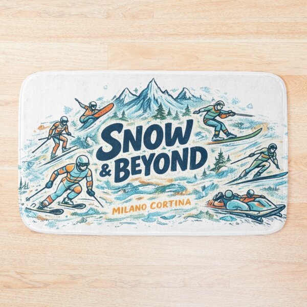 Item preview, Snow & Beyond – Alpine Winter Sports Illustration designed and sold by doorzz.