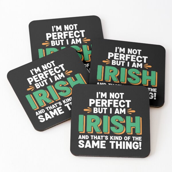 Item preview, I'm Not Perfect But I am Irish - Funny Quote designed and sold by OlakunleOloroz.