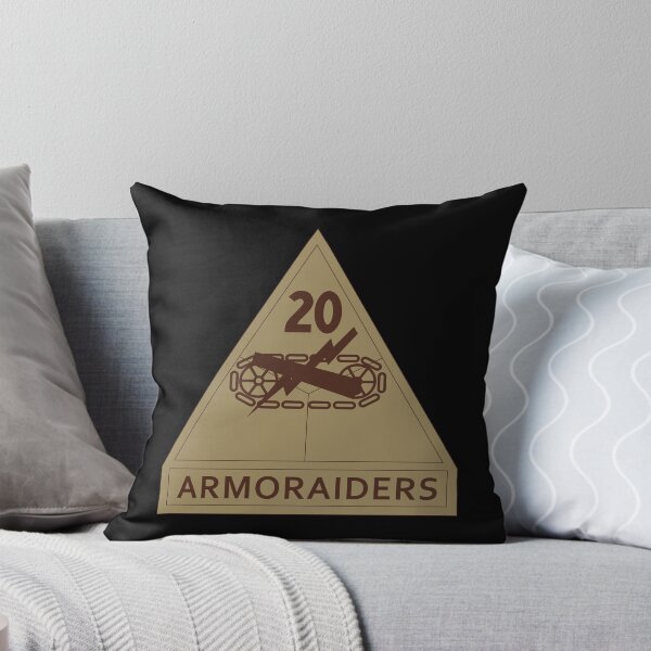 Item preview, Army - SSI - 20th Armored Division w Name Tape - Subdued Desert X 300 designed and sold by Military Insignia Products.