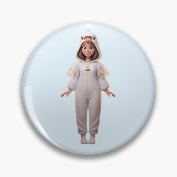 Item preview, Elegant Libra Zodiac Girl in White Swan Onesie designed and sold by PixMoody.