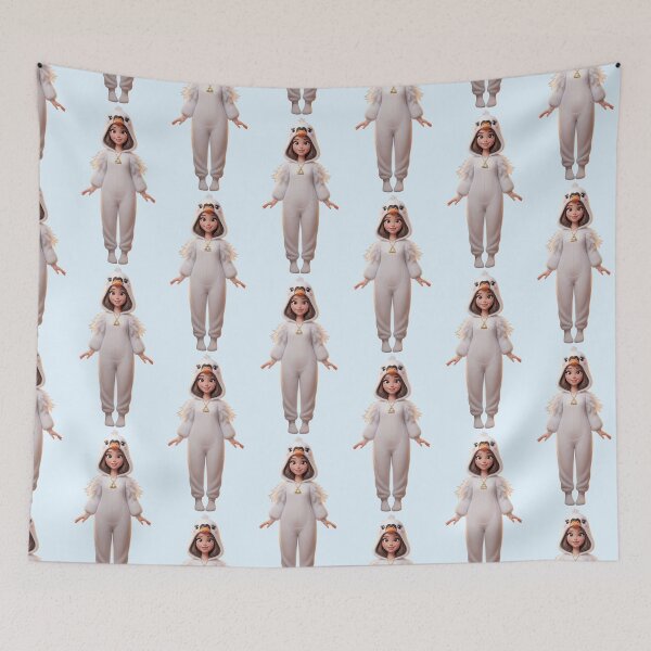 Item preview, Elegant Libra Zodiac Girl in White Swan Onesie designed and sold by PixMoody.