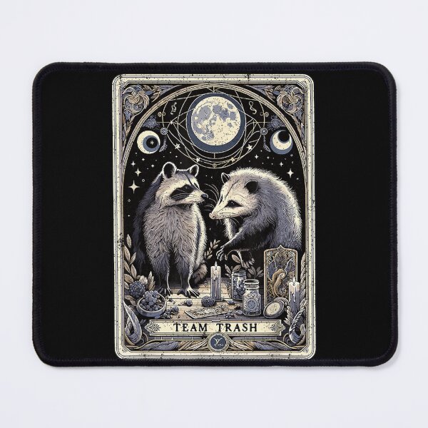 Item preview, Team Trash Tarot Card Opossum Witchcraft Goth Possum Racoon T-Shirt , Opossum Gift For Mom Dad Kids designed and sold by Opossum GIFT ★★★★★.
