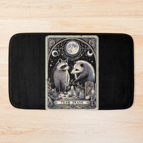 Item preview, Team Trash Tarot Card Opossum Witchcraft Goth Possum Racoon T-Shirt , Opossum Gift For Mom Dad Kids designed and sold by Opossum GIFT ★★★★★.