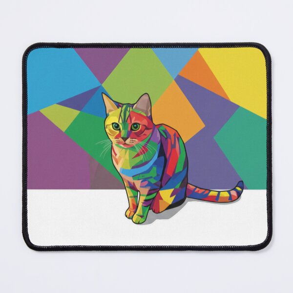 Item preview, Geometric cat designed and sold by Wallydesign.