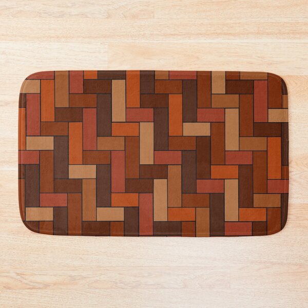 Item preview, Geometric Pattern in Orange and Brown designed and sold by OneThreeSix.