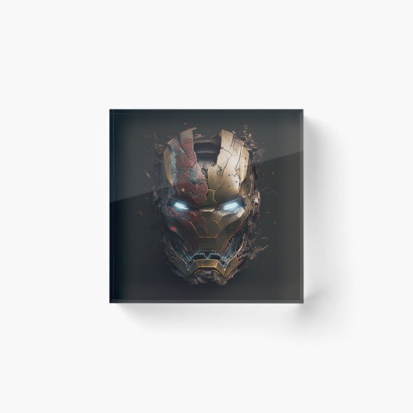 Item preview, Battle-Scarred Tech Helmet designed and sold by AetherVibes.