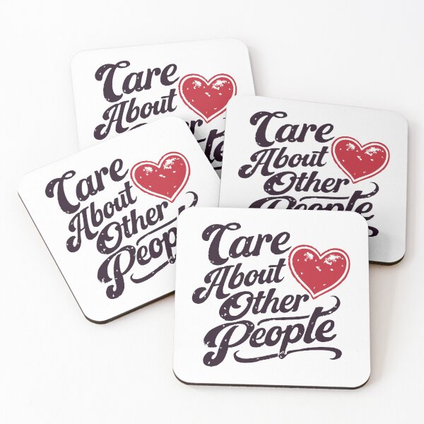 Item preview, Care About Other People,Retro 70s, Positivity designed and sold by CloudyPress.